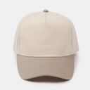 Two-Tone 5 Panel Baseball Cap