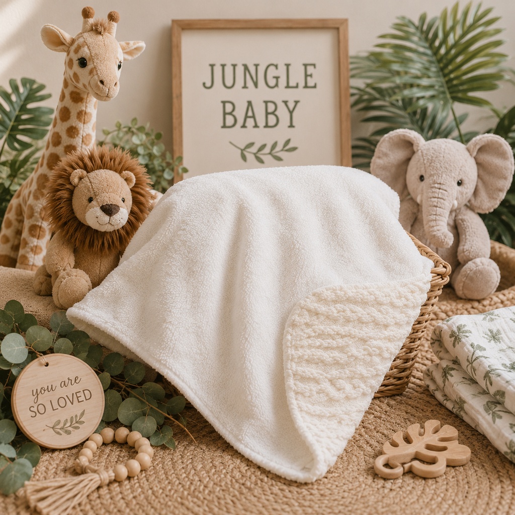 Cloud Jacquard Blanket - 30" x 40"