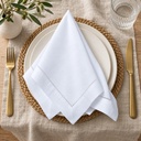 Napkin 18" Hem Stitch (Embroidery)