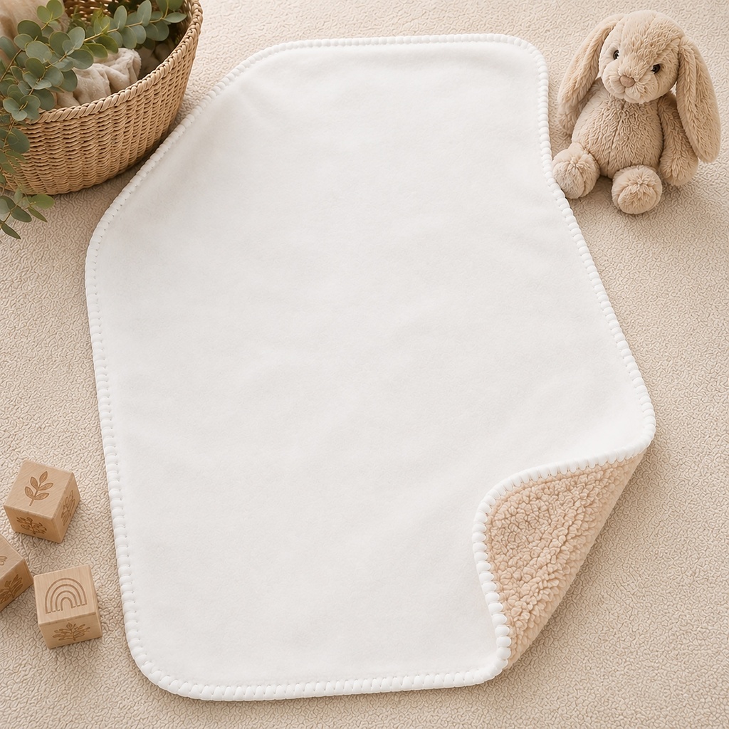 Sherpa Blanket - 30" x 40"(SAND)