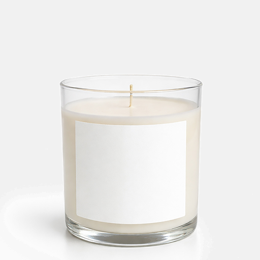 Straight-Sided Clear Glass Candle 12.5oz - Libbey 2917