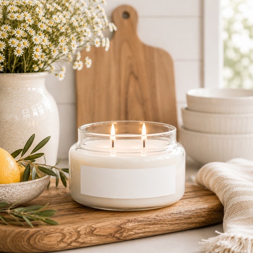 Candle Apothecary Jar (Double Wick)