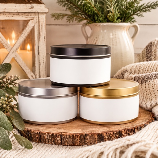 Candle Tin 8oz Classic Collection